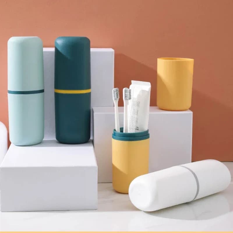 Porta spazzolino da denti portatile da viaggio Proteggi custodia per spazzolino Custodia da viaggio per spazzolino Set di scatole per spazzolino da dentifricio