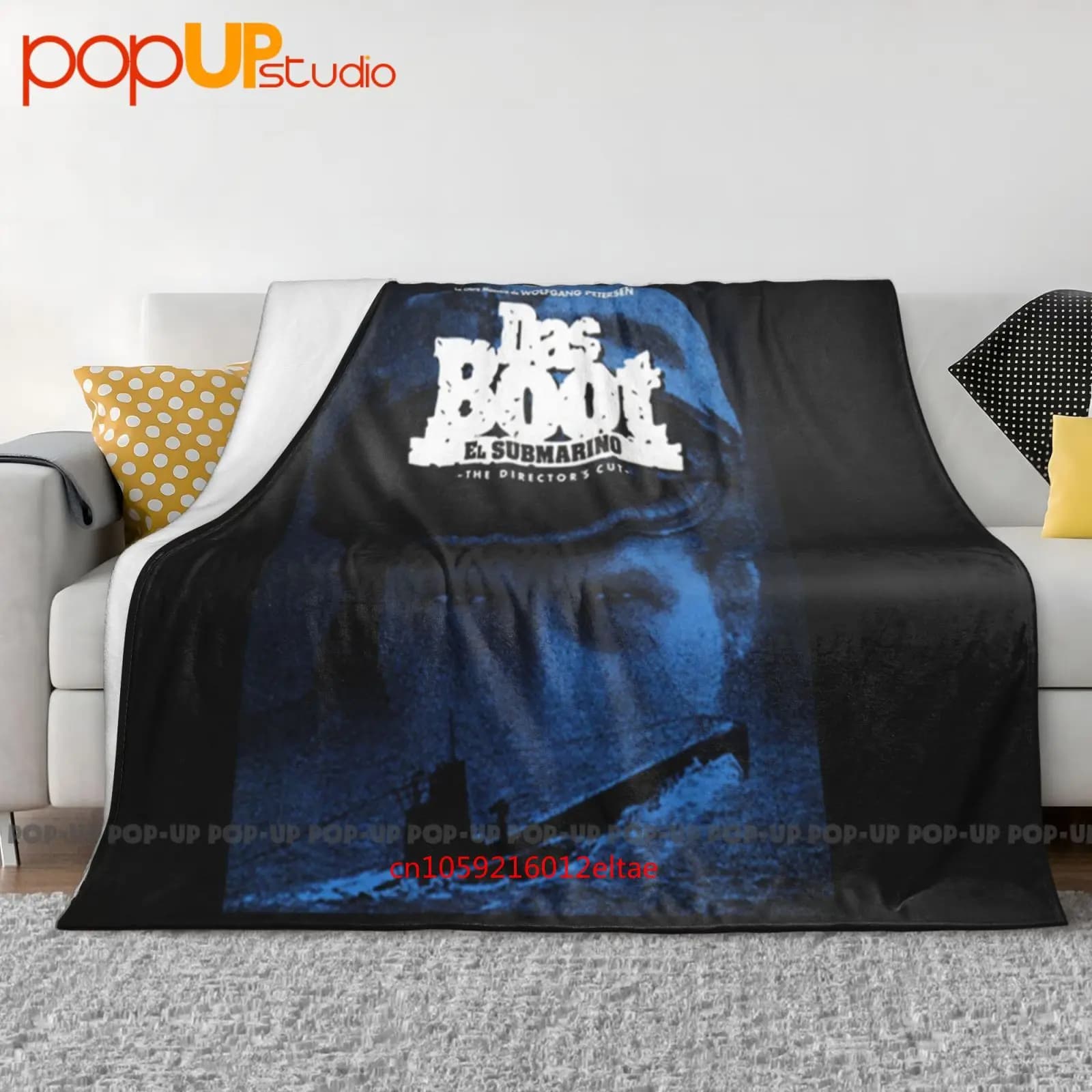 Das Boot 1981 German U Boat Bluray Cover Coperta ultra morbida Trapunta Copridivano invernale Copriletto