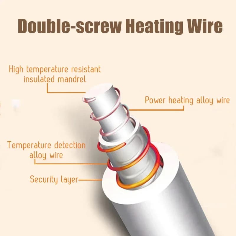 220V Winter Electric Blanket Thicker Heater Double Body Electric Heating Blanket Warmer Heated Blanket Thermostat