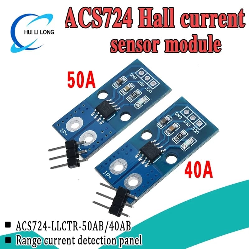 Hall ACS724TLLCR 40A 50A Module ACS724 for Arduino