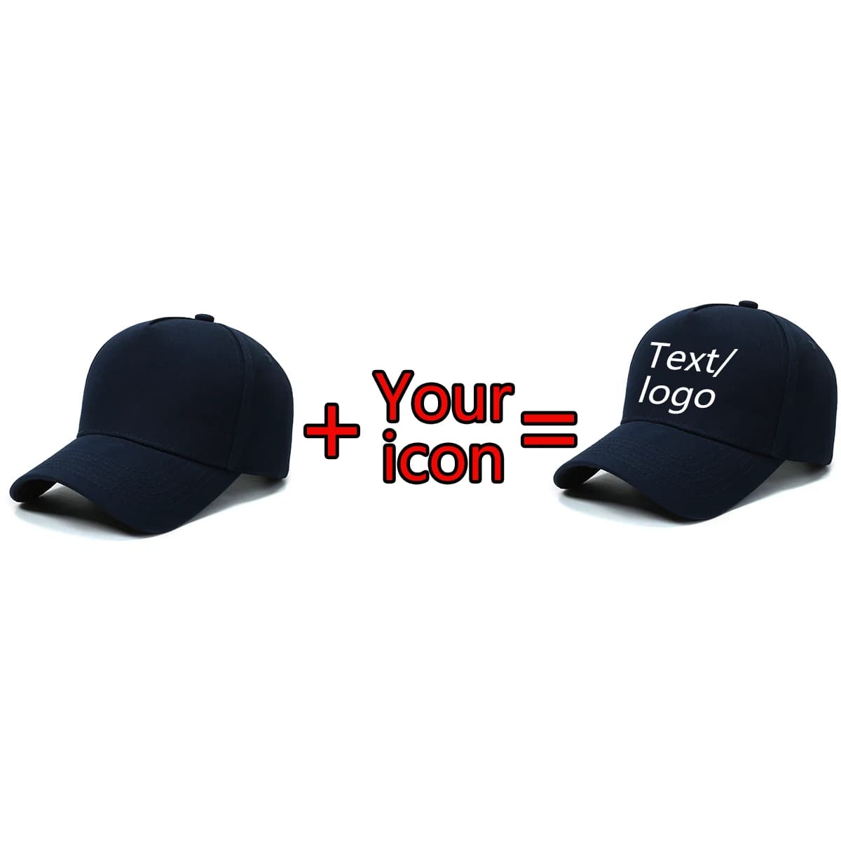 Customized Baseball Cap in Pure Cotton Logo Embroidered Hat Printed Hat Workwear for Team Sunset for Students Adjustable Snapback