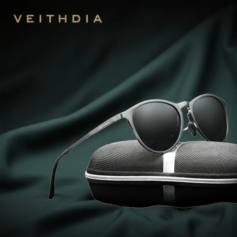 VEITHDIA Classic Fashion Polarized Sunglasses UV400 Aluminum Frame Sports Driving Eyeglasses for Men And Women 66FA025