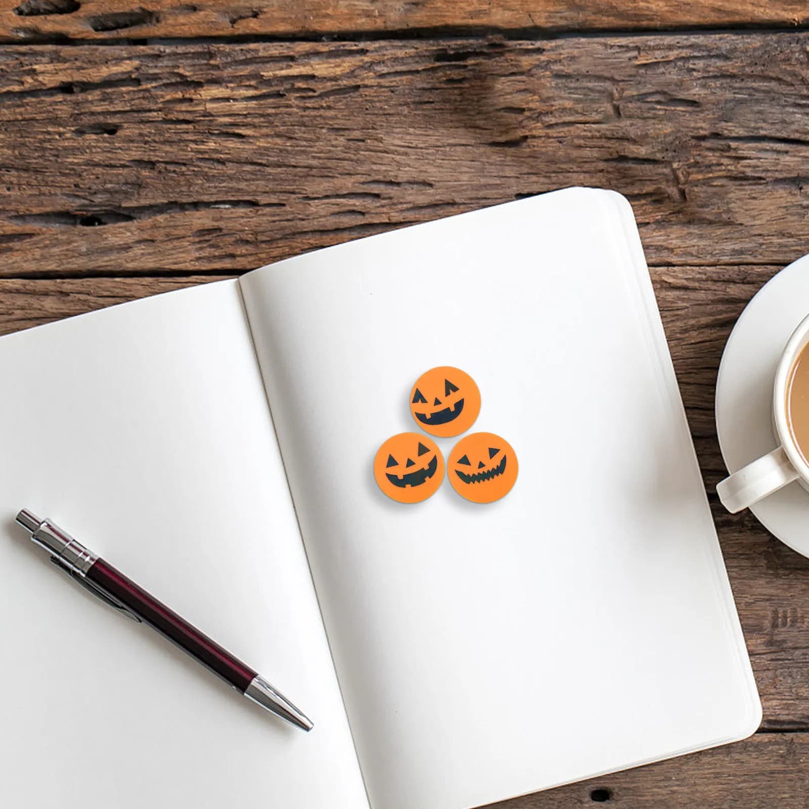 36Pcs Cute Pumpkin Eraser Set Non Toxic Safe Easy Clean Pencil Eraser for Children Students Learning Stationery Novelty Gift