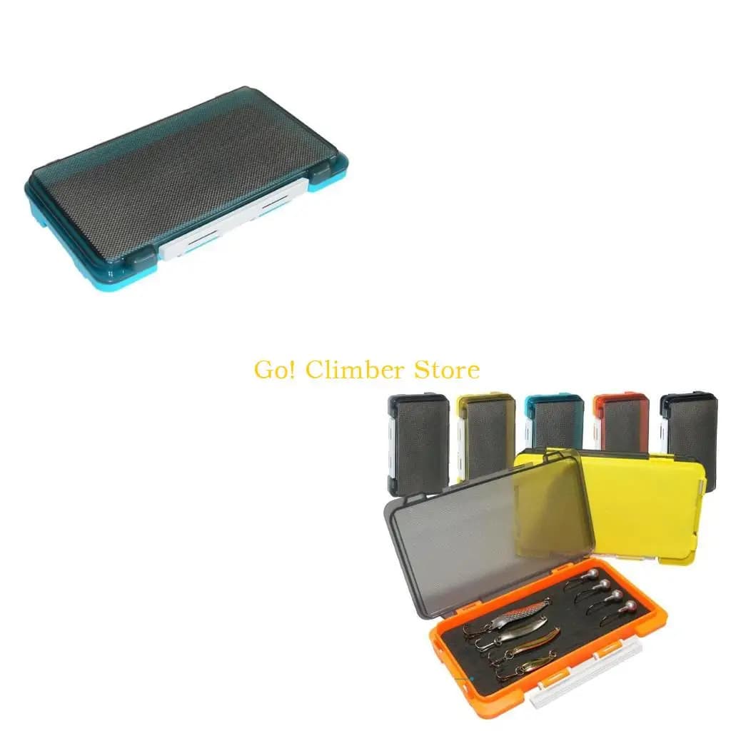 Q84C Portable Sponges Pad Fly bait box Jig Head Hook Organizers for Storage Box for Equipment