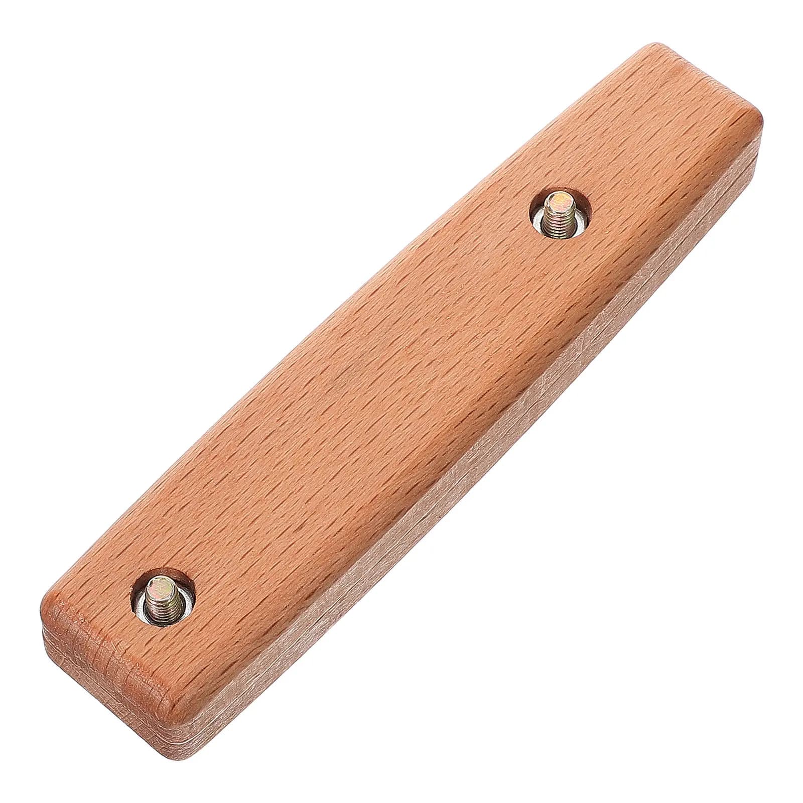 1Set Heavy-Duty Wooden Spatula Handle Replacement Kitchen Utensil Replacement Part for Turner Spatula Frying Pan Scald-Proof