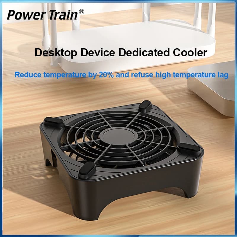 Power Train Z-X1 Router Dissipatore di calore Modem ottico Set-top box MINI Staffa host desktop Ventola di raffreddamento alimentata tramite USB