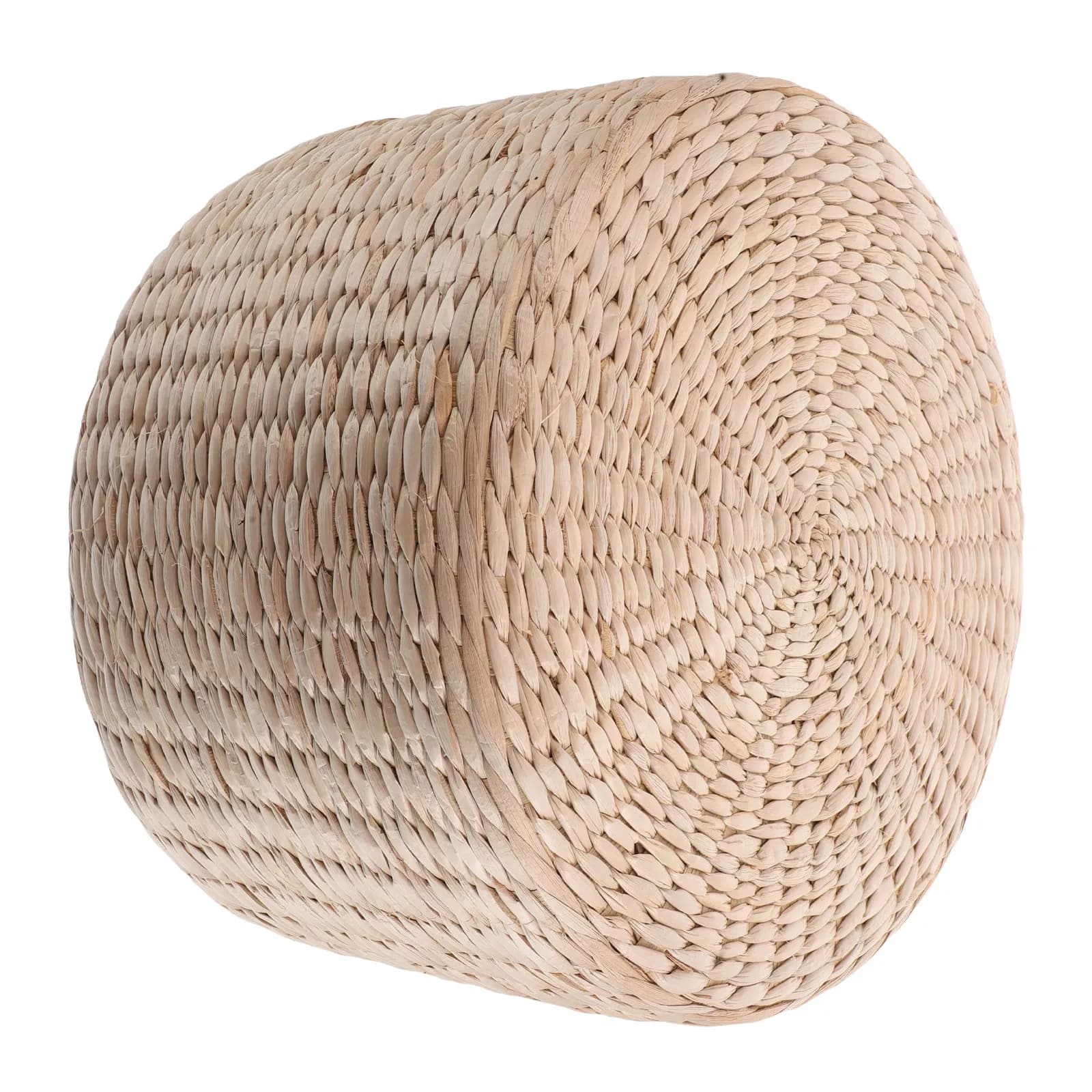 Round Woven Straw Stool for Children Japanese Retro Style Floor Pillow Lightweight Kids Sitting Mat Multi Functional Decorative