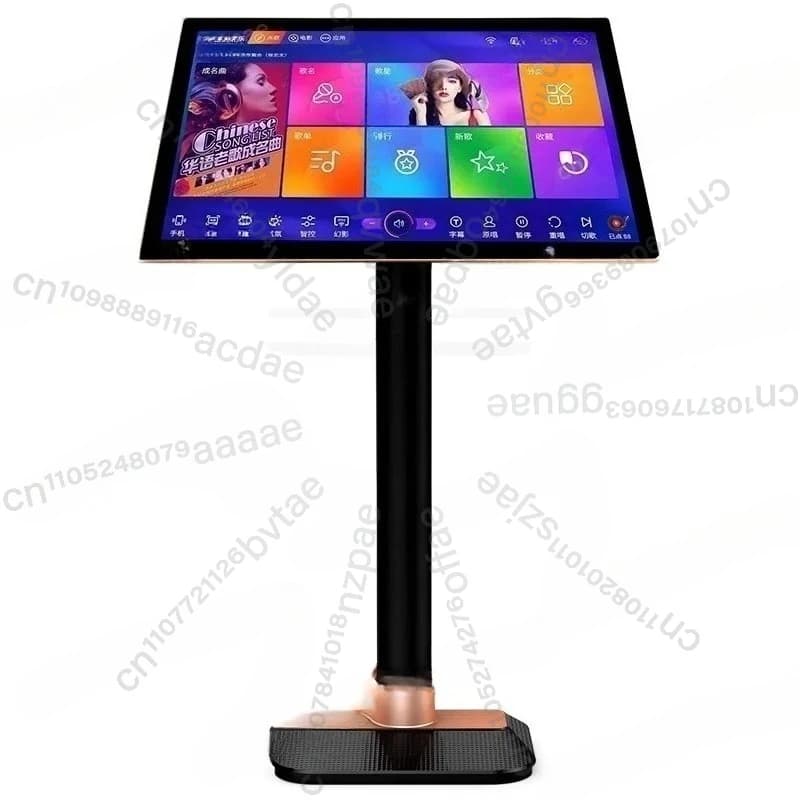 Macchina per Selezione Canzoni con Schermo Capacitivo da 19,5 Pollici, Sistema Vocale Dual, Dispositivo All-in-One per KTV Domestico, Set Audio Karaoke