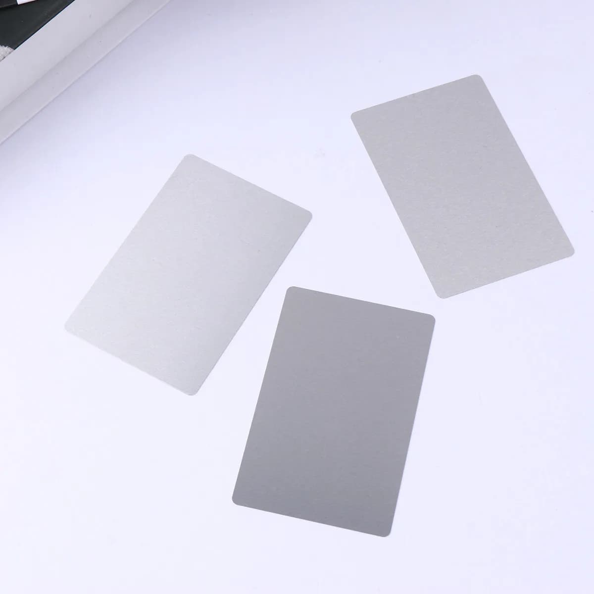 50 Pieces Anodised Aluminium Sheets Colorful for Laser Marking, CNC Engraving, Custom Fa-da-te Visitor Tickets