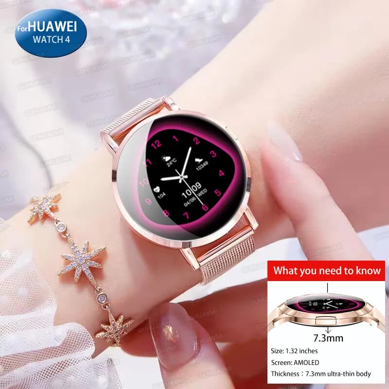 2025 Nuovo orologio intelligente di lusso leggero avanzato da donna schermo AMOLED HD ultrasottile GPS braccialetto sportivo chiamata Bluetooth Smartwatch di lusso
