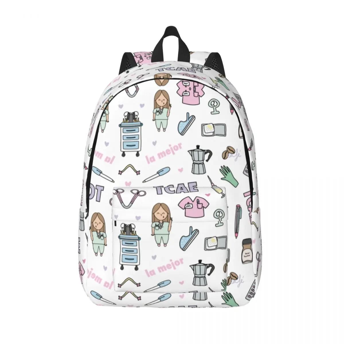 Infermiera Apuros zaino per uomo donna moda liceo escursionismo viaggio Daypack borsa a tracolla College Outdoor