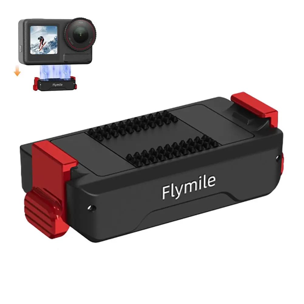 Per Osmo Action 3/4/5pro Accessorio staffa a sgancio rapido, staffa adattatore magnetica per fotocamera Dji Action con doppie griffe H5m6