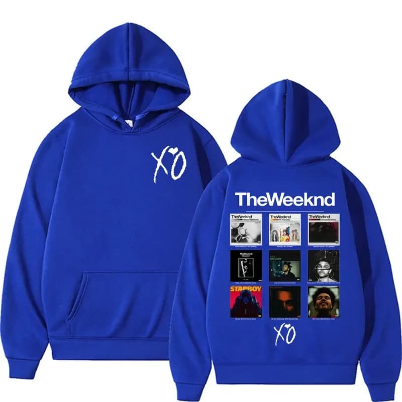 Rapper The Weeknd Cover of the album Men's Women's Women's Fashion Hip Hop Music Pop sweatshirt Bodywarmer Comfort Hoodie Pullover