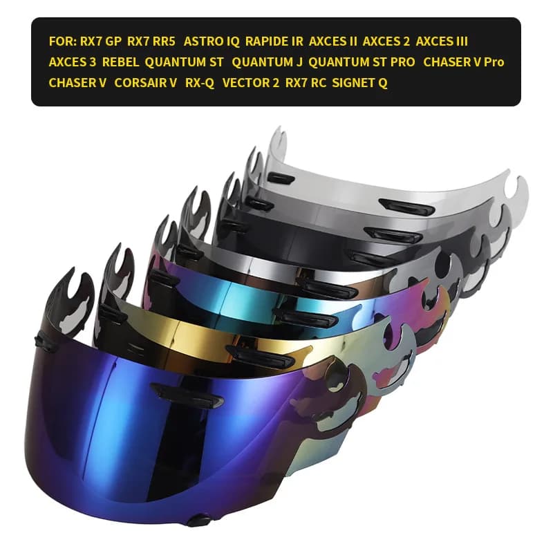 Visiera per Casco Moto RR5 Compatibile con RX-7/RR-5/QUAMTUM-J/ASTRO-IQ