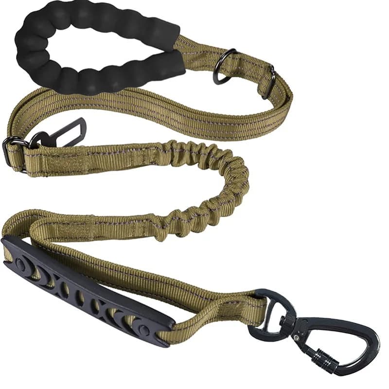 Guinzaglio per Cani Antiesplosione Riflettente, Cintura di Trazione per Cani Medi e Grandi, Guinzaglio Professionale per Passeggiate e Corsa