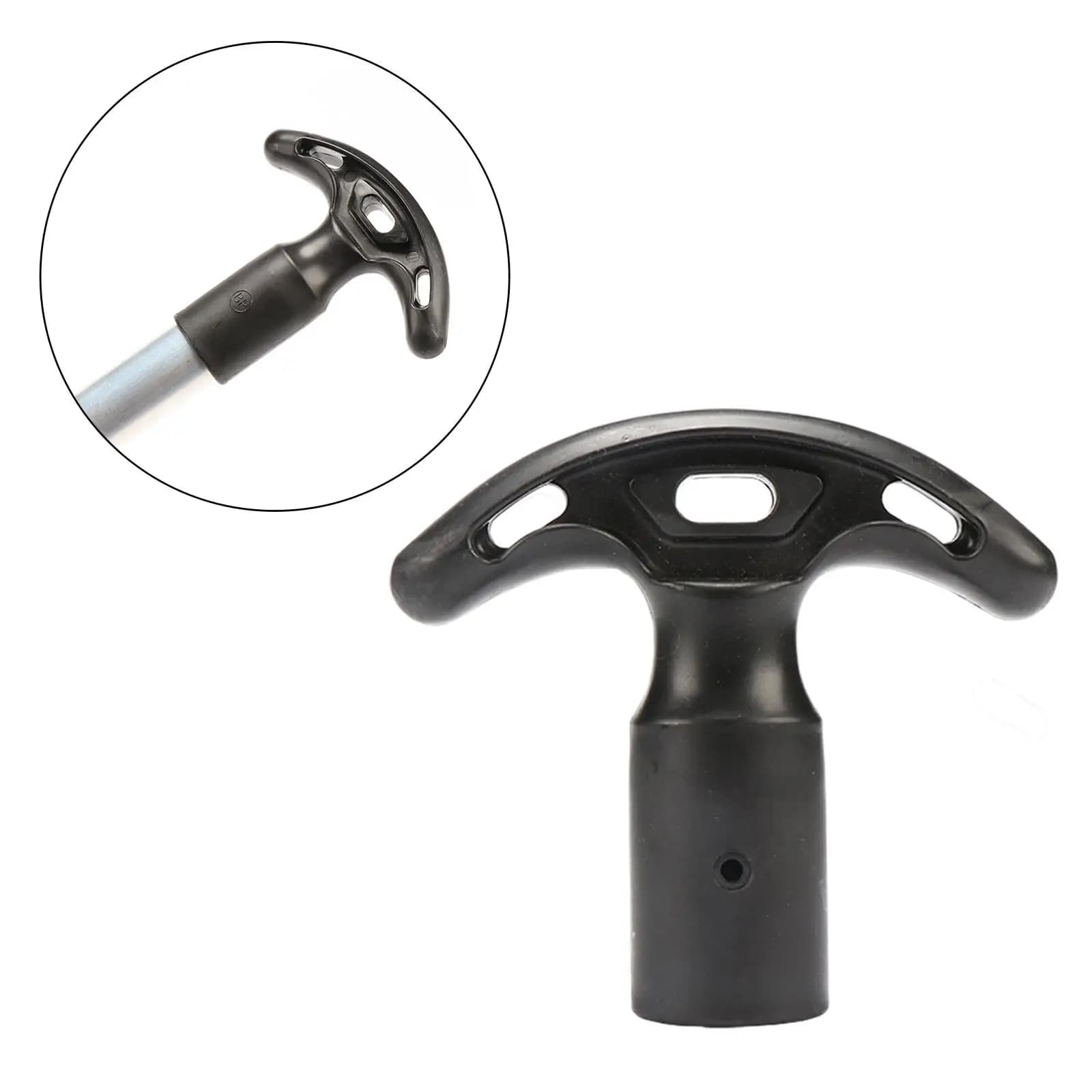 Comfortable Black T Paddle Handle Grip for 28mm Kayak Paddle Boat Accessory Replacement Suitable for Canoe Rafting