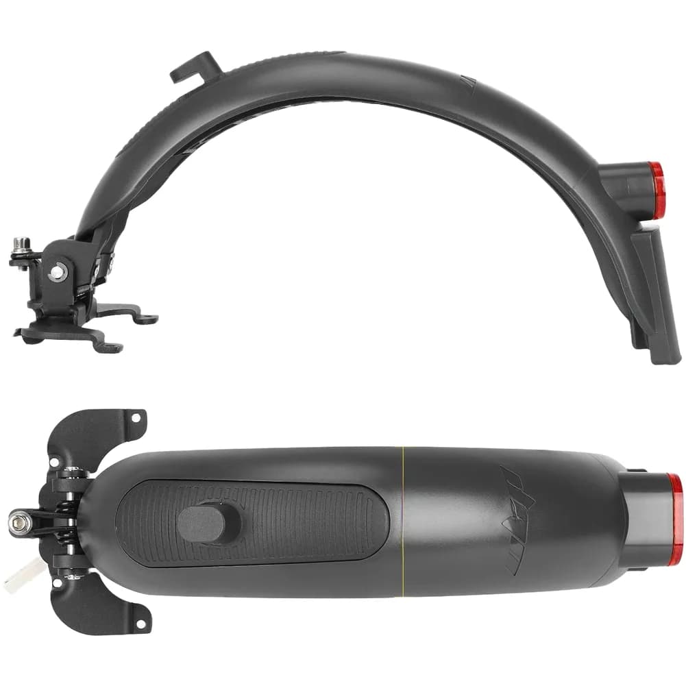 For Nighttime Safety Alloy Mudguard Light Aluminum Alloy Scooter Part Electric Scooter Red-Red-Gray Night Safety Visible