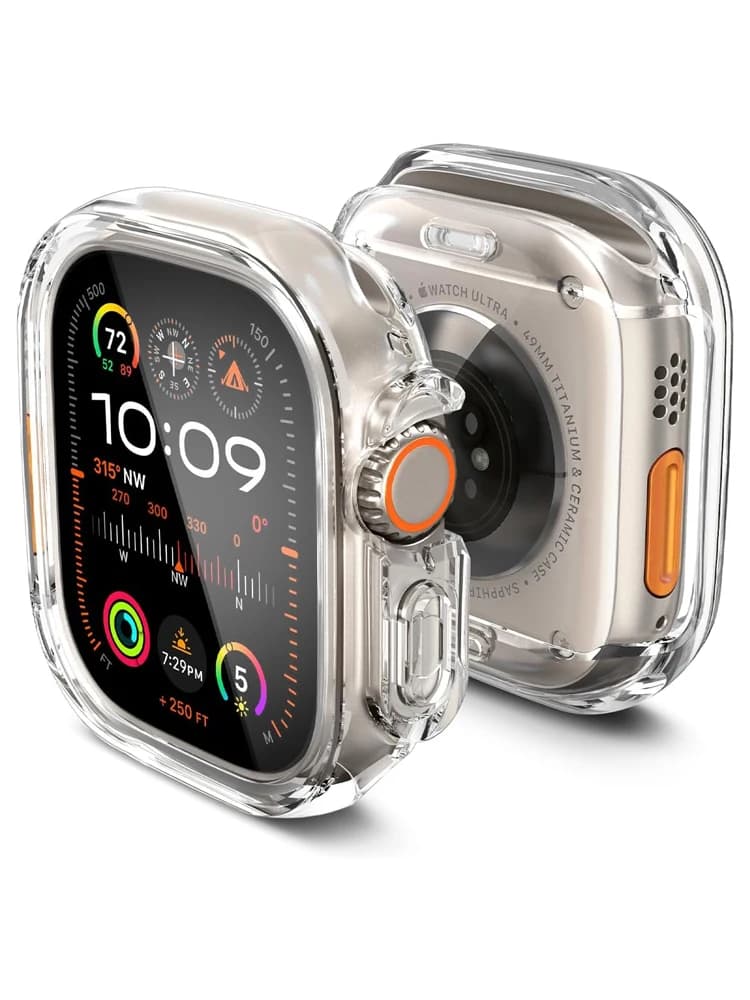 Custodia per Apple Watch Ultra 3 2 Protezione schermo da 49 mm Custodia protettiva morbida in TPU antigraffio antiurto Custodia protettiva iWatch Series Ultra