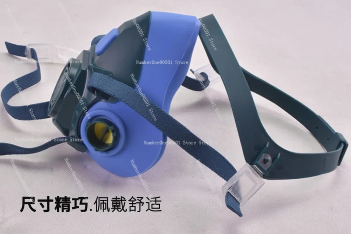 Supplied Air Respirator Silicone Face Mask Anti Dust Gas Mask for Painting Chemical Formaldehyde Protection