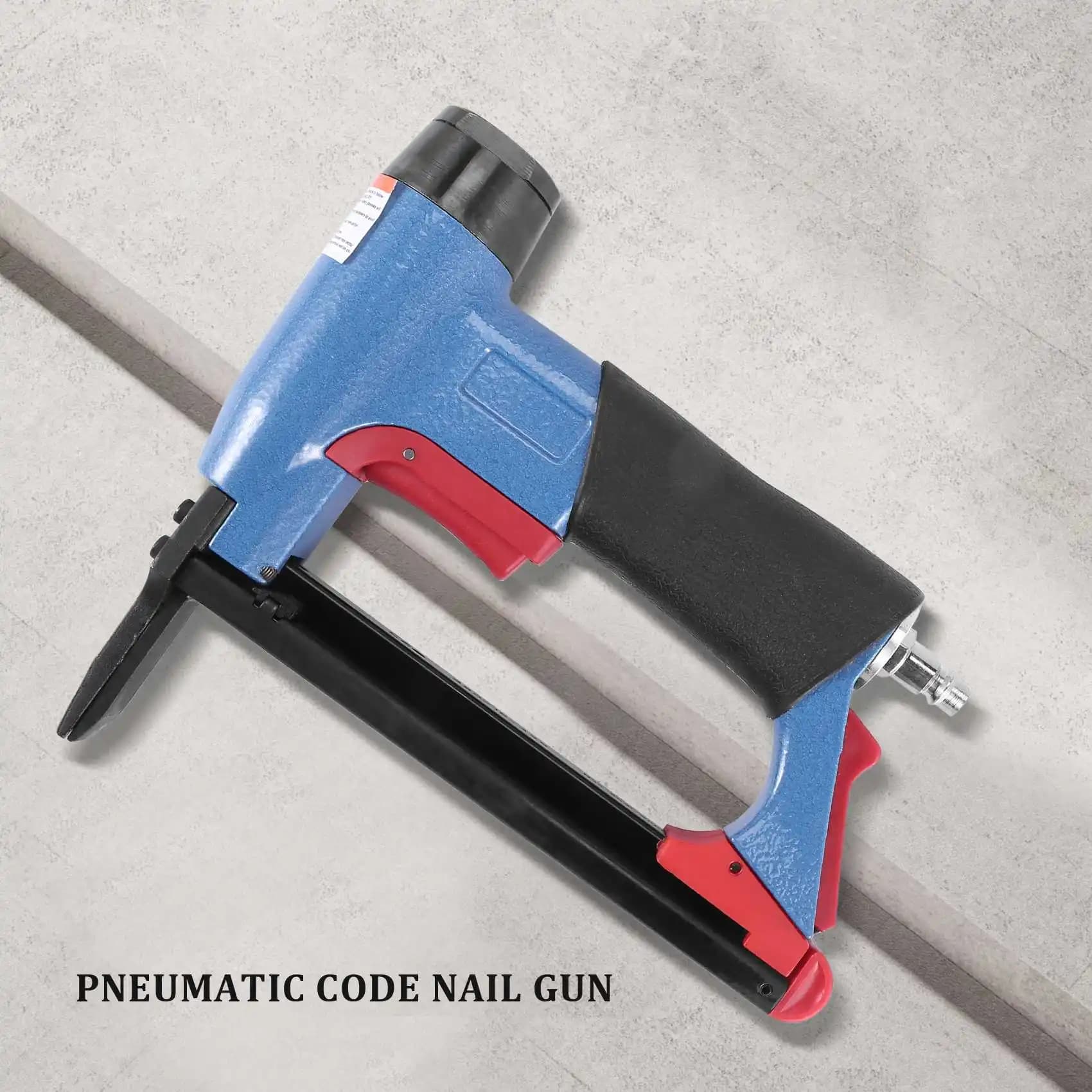 ABWP-8016LN Graffettatrice Pneumatica a Bocca Lunga, Utensile per Graffette Sottili, Strumento per Mobili, Utensile Pneumatico ad Aria Compressa