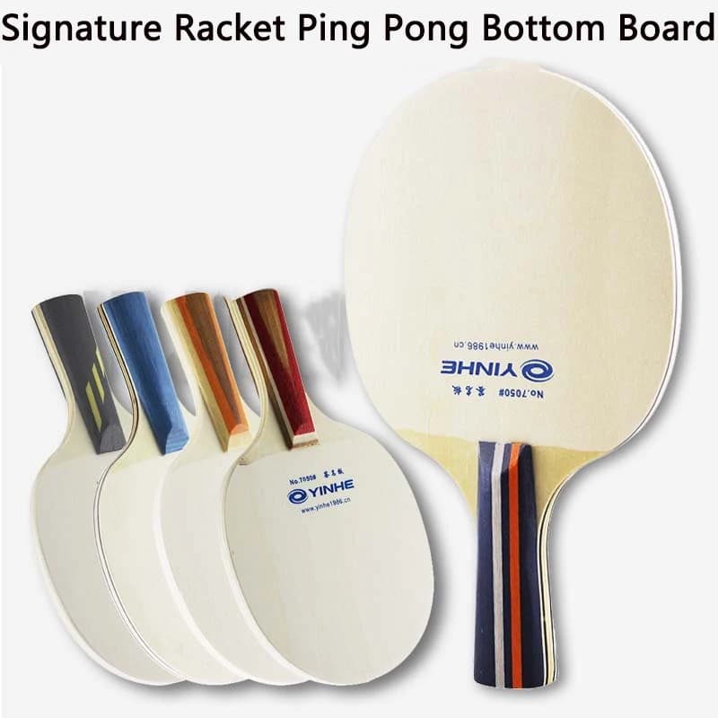 YINHE Souvenir Mini Ping Pong Blade for Collection Exhibition Small Ping Pong Rack for Kids Signature
