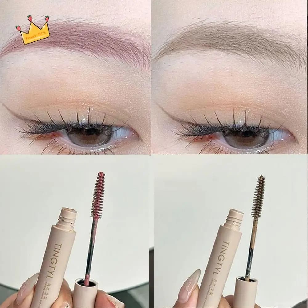 Crema per tinta per sopracciglia 4 colori Crema per mascara per sopracciglia impermeabile di colore chiaro con pigmenti a pennello Matita per tintura per sopracciglia Strumenti di bellezza