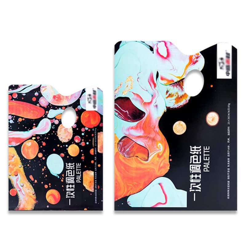 Disposable Tear-Off Palette Paper Paint Palette Paper Pad for Artist Gouache Acrylic Oil Painting Watercolor Art Supplies