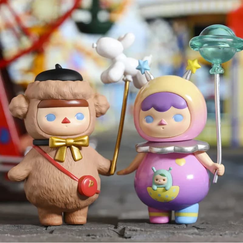 POP MART Pucky Balloon Neonati Serie Scatola Cieca Giocattoli Kawaii Anime Action Figure Caixa Caja Sorpresa Scatola Mistero Bambole Ragazze Regalo