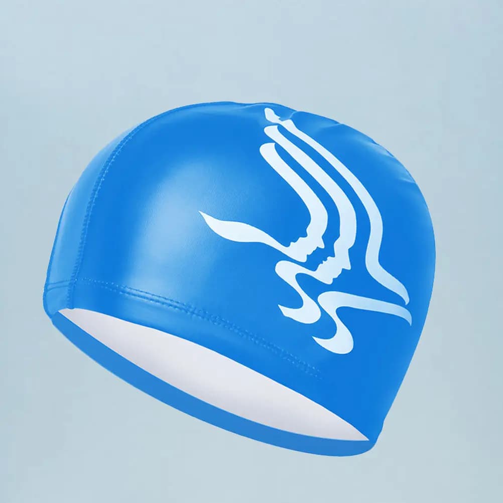 Lightweight Elastic Waterproof Sun Protection Swim Cap Women Ear Cover Design Comfortable Breathable Swimming Headwear