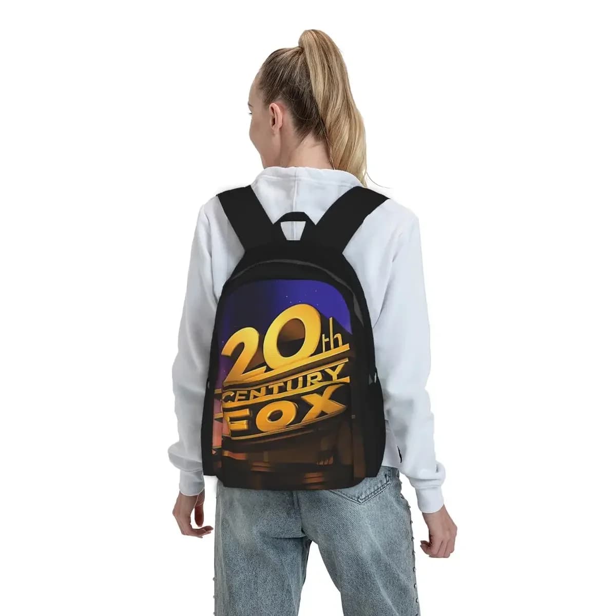 20th Century Fox Classic Backpack Boys Girls BookBag Children School Bag Laptop Shoulder Bags for Men Women
