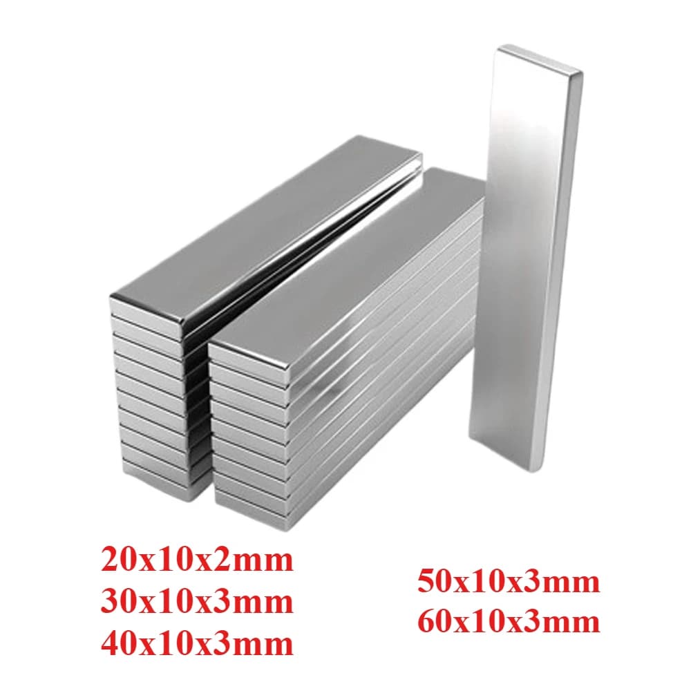 Magnete Rettangolare Potente in Neodimio per Frigoriferi, Progetti Fai-da-Te, Aule, Uffici, Officine, Stoccaggio in Studio, Cornici Fotografiche