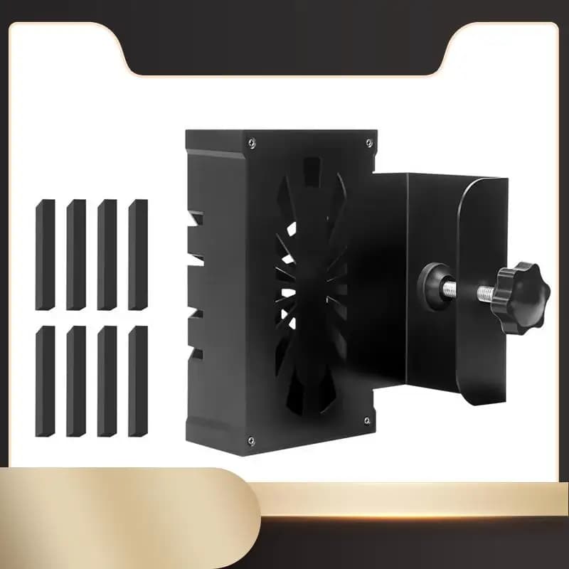 Pulsante di montaggio per campanello video senza trapano Proteggi staffa di copertura Supporto girevole Accessori per ufficio appartamento casa nera-N36R