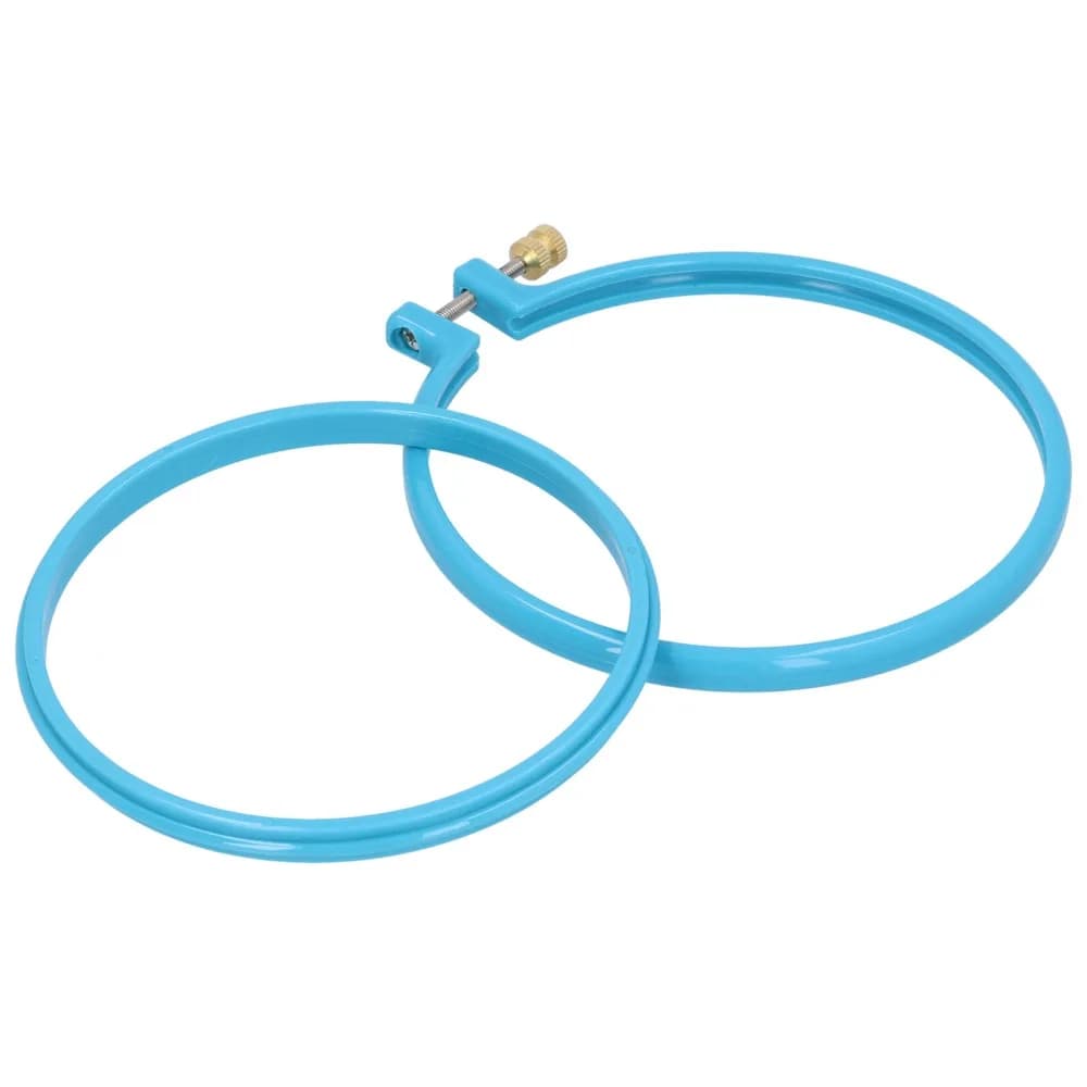 Plastic Material Embroidery Hoop Ring 5 Inches Diameter Adjustable Design Cross Stitch Hoop Plastic Embroidery Hoop