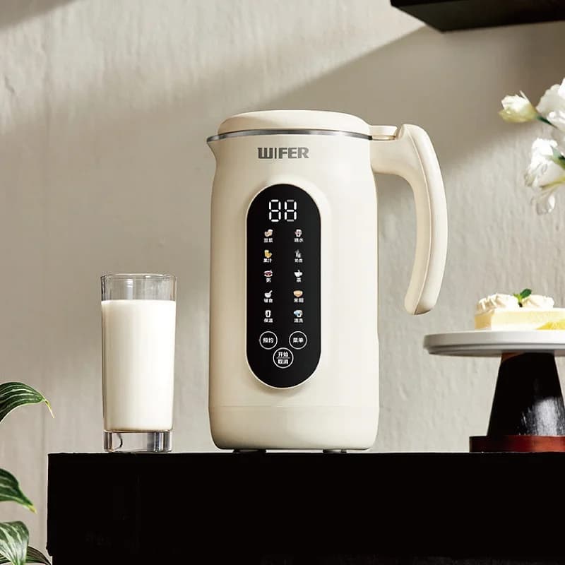 1.8L Automatic Soy Milk Machine Electric Juicer Blender Multifunction Wall Breaking Machine Home Keep Warm Breakfast Machine