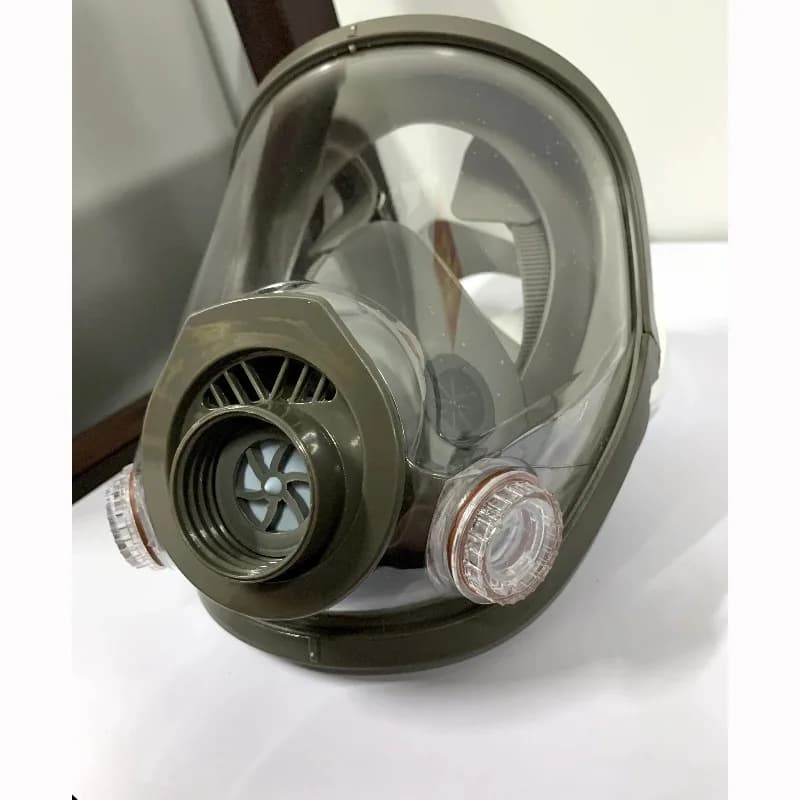 6800 Maschera antigas multiuso a tre porte con filtro sostituibile per insetticidi di saldatura a spruzzo industriale contro organici