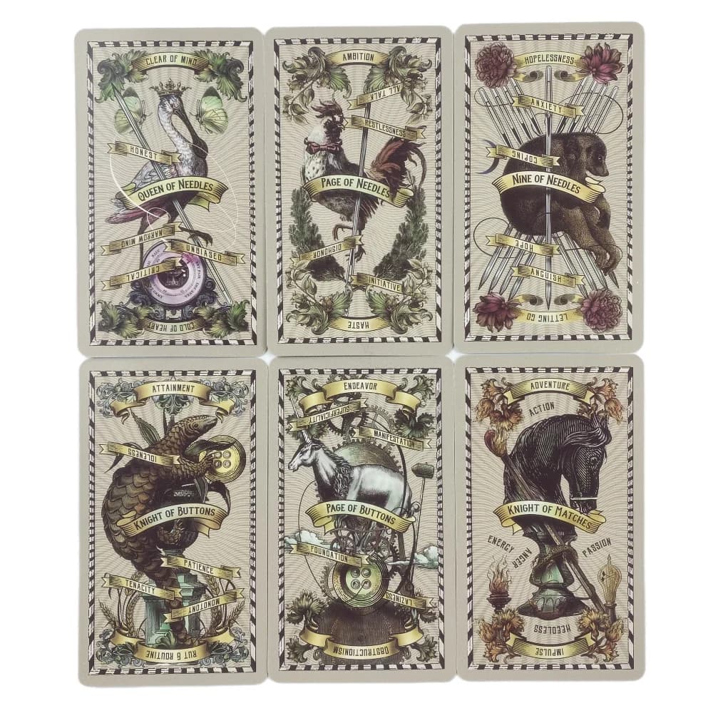 5 Cent Tarot Cards A 82 Deck Oracle English Visions Divination Edition Borad Past Present Future Playing Games