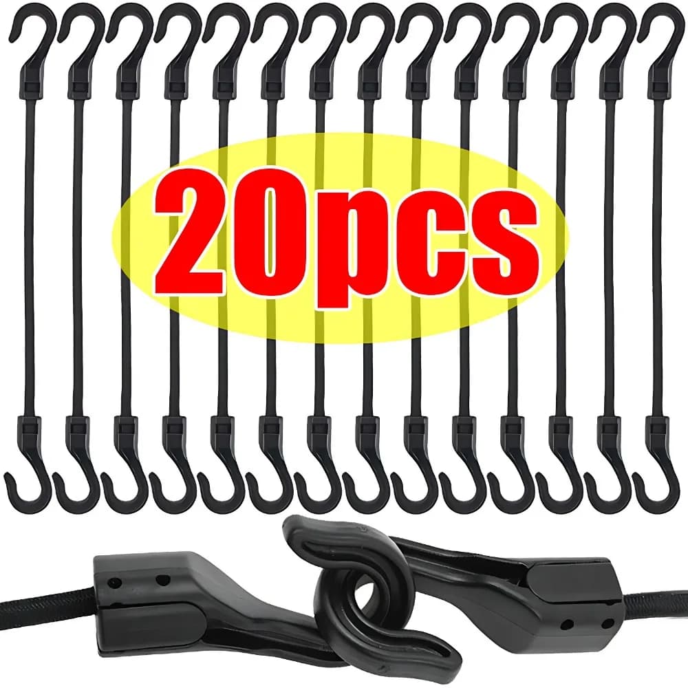 Ganci per cavi aperti da 32 cm Snap Barca Kayak Corda per moto Fibbia Gancio per tenda da campeggio per cinghie elastiche per cavi elastici
