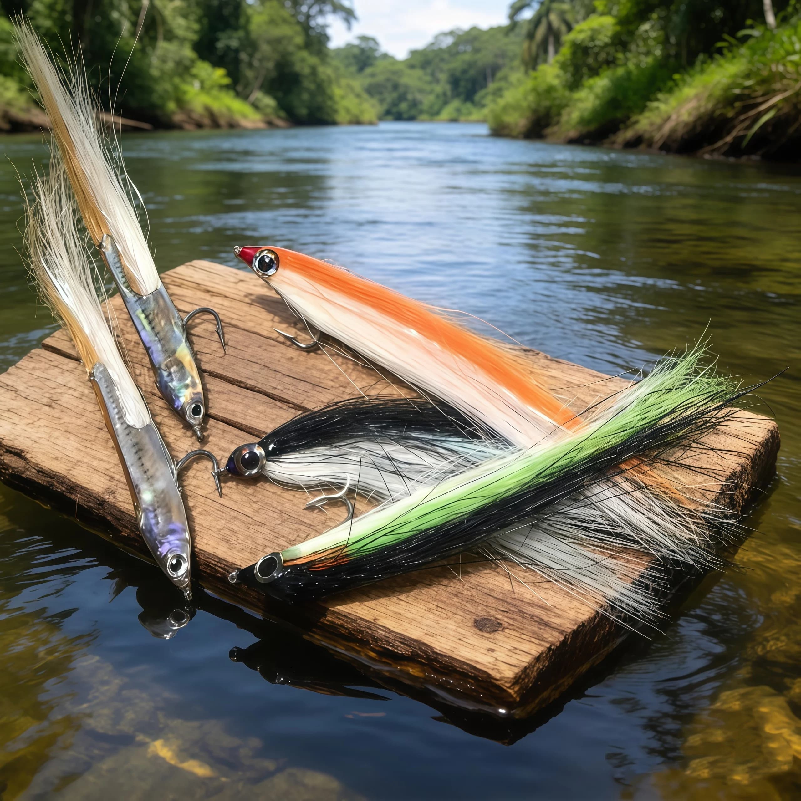 Set da 5 esche artificiali in seta ghiacciata UV attive per la pesca a mosca, a forma di pesce e minnow simulato, con occhi 3D, per trote e persici in acqua dolce e salata