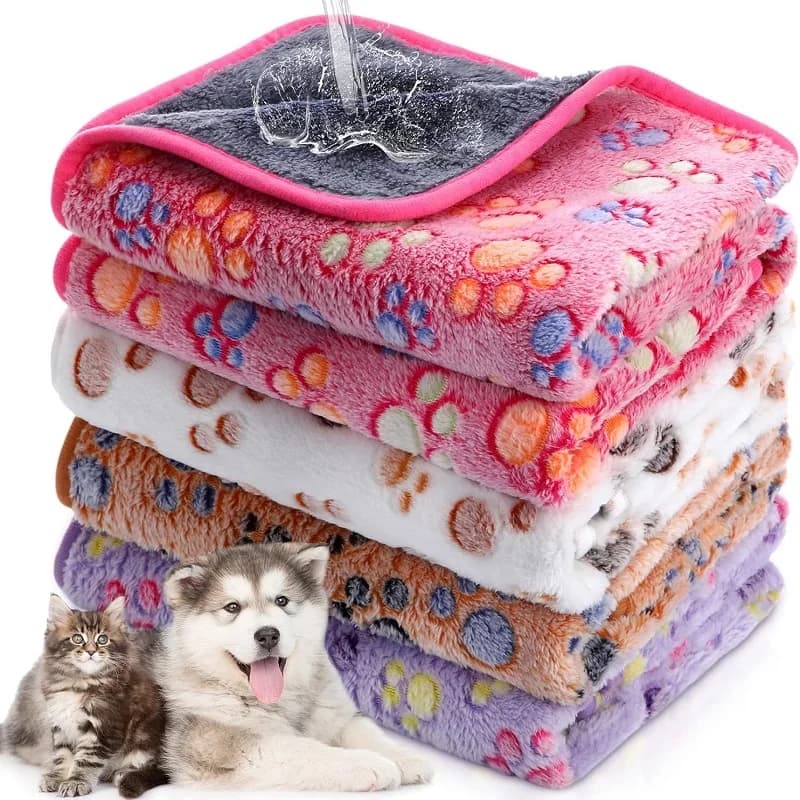 Coperta per animali domestici Morbida e soffice flanella Coperta per dormire per cani Coperta invernale calda per animali domestici Coperta calda e confortevole per forniture per animali domestici per cani e gatti