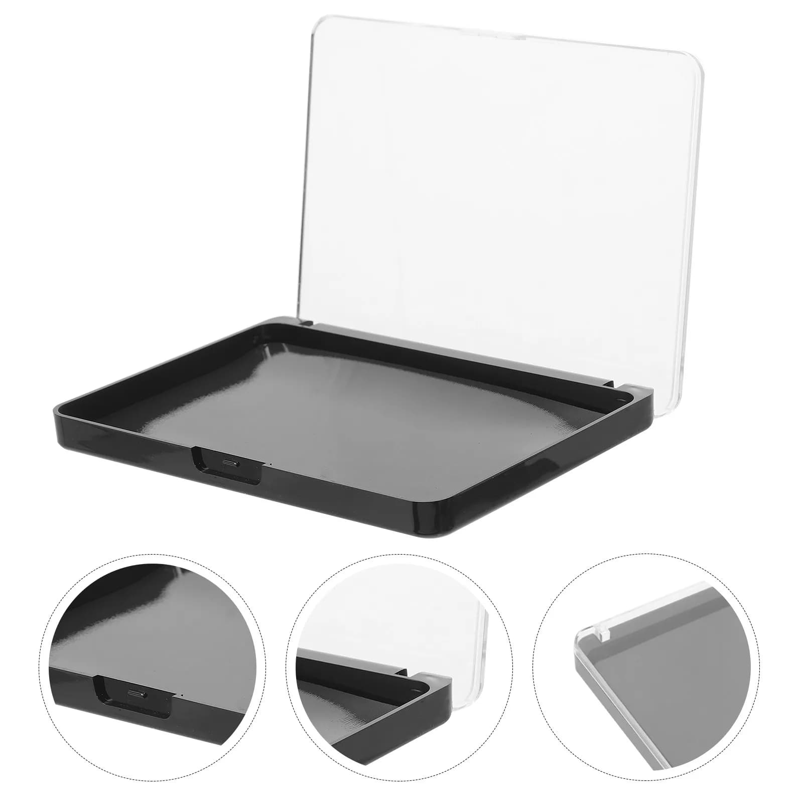 Set di 3 Palette Magnetiche Vuote per Ombretti con Coperchio Trasparente, Contenitore da Viaggio Durevole e Personalizzabile
