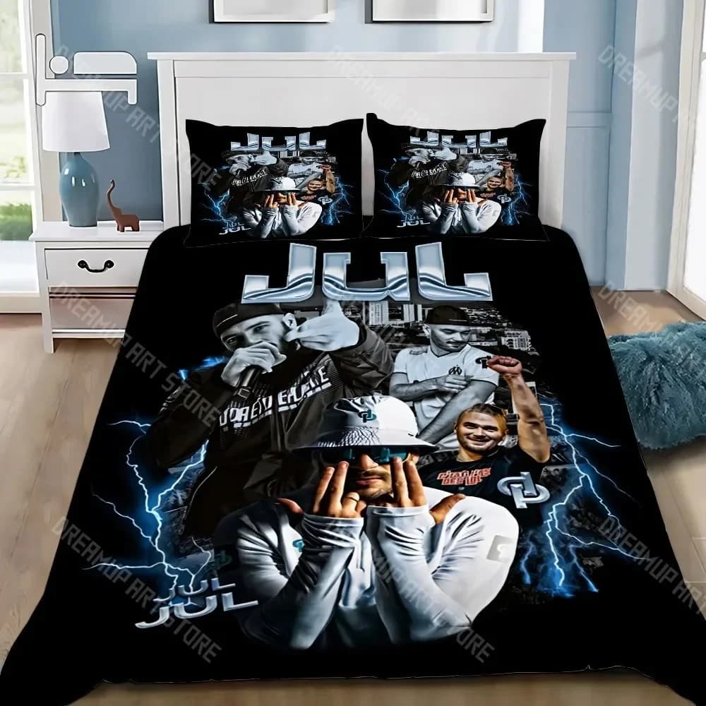 Set biancheria da letto JuL stampato in 3D Cest Pas Des Lol Copripiumino Camera da letto Copripiumino Singolo Twin King Size Copripiumino Tessili per la casa