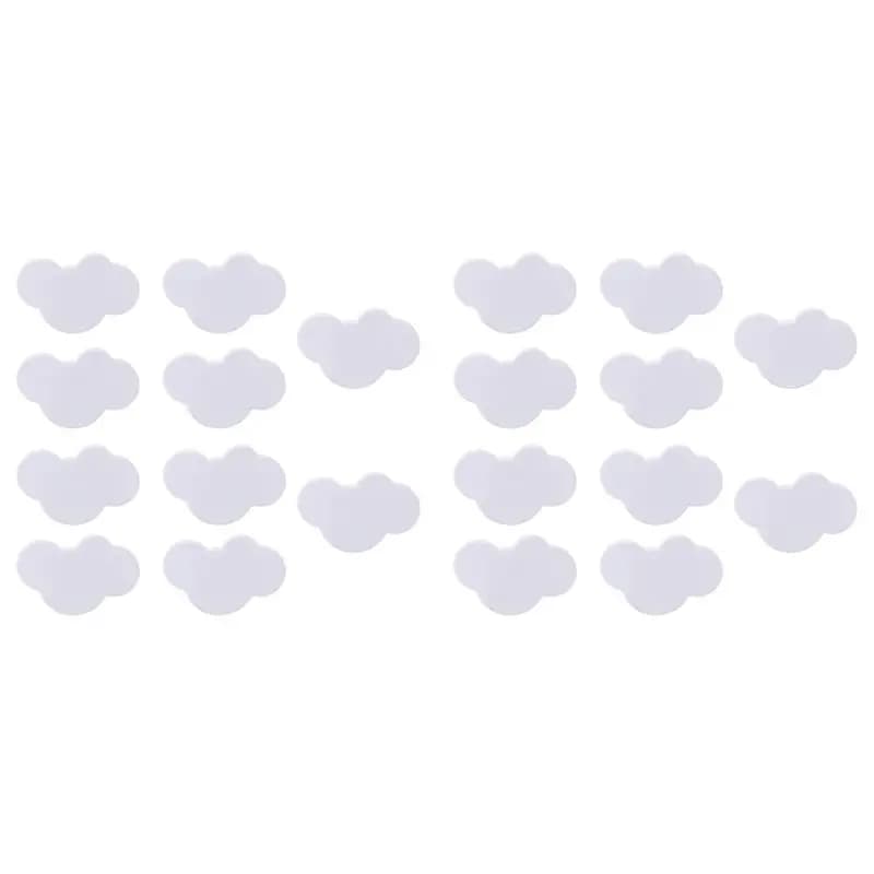 ABGE-20 Pezzi Maniglie per Mobili a Forma di Nuvola, Pomelli per Camerette dei Bambini, Maniglie per Cassetti, Pomelli per Porte di Camere da Letto e Cucine