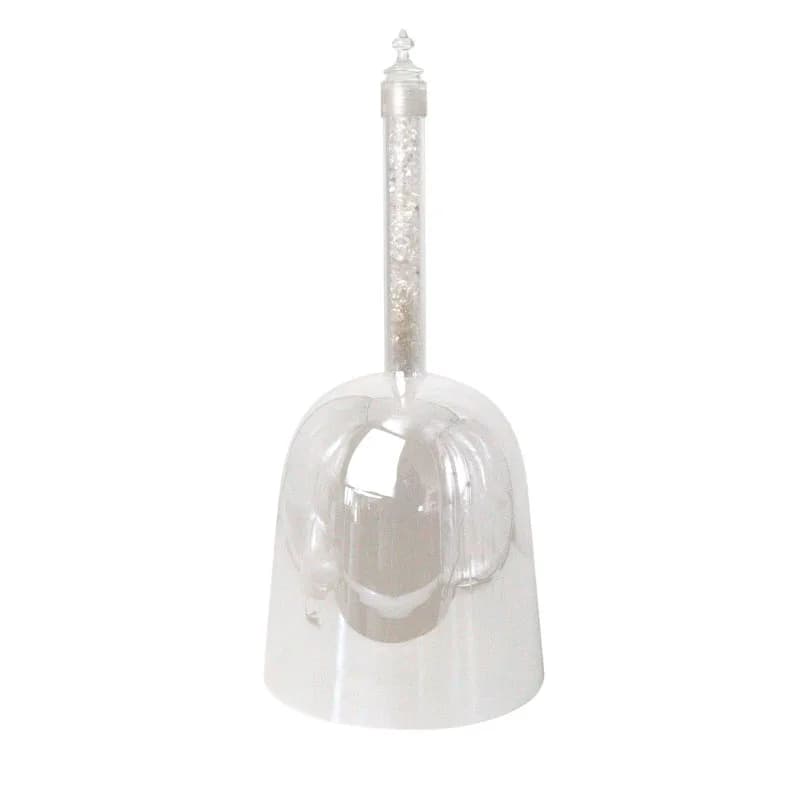 ZHQH White Alchemy Crystal Singing Bowl Handheld Sound Healing Yoga Healing Singing Bowls Crystal Bowls Percussion Instruments