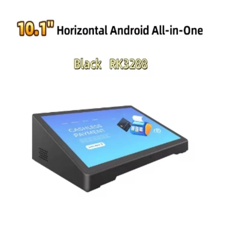 Pager 10.1 inch android all-in-one bank government service horizontal desktop touch evaluator