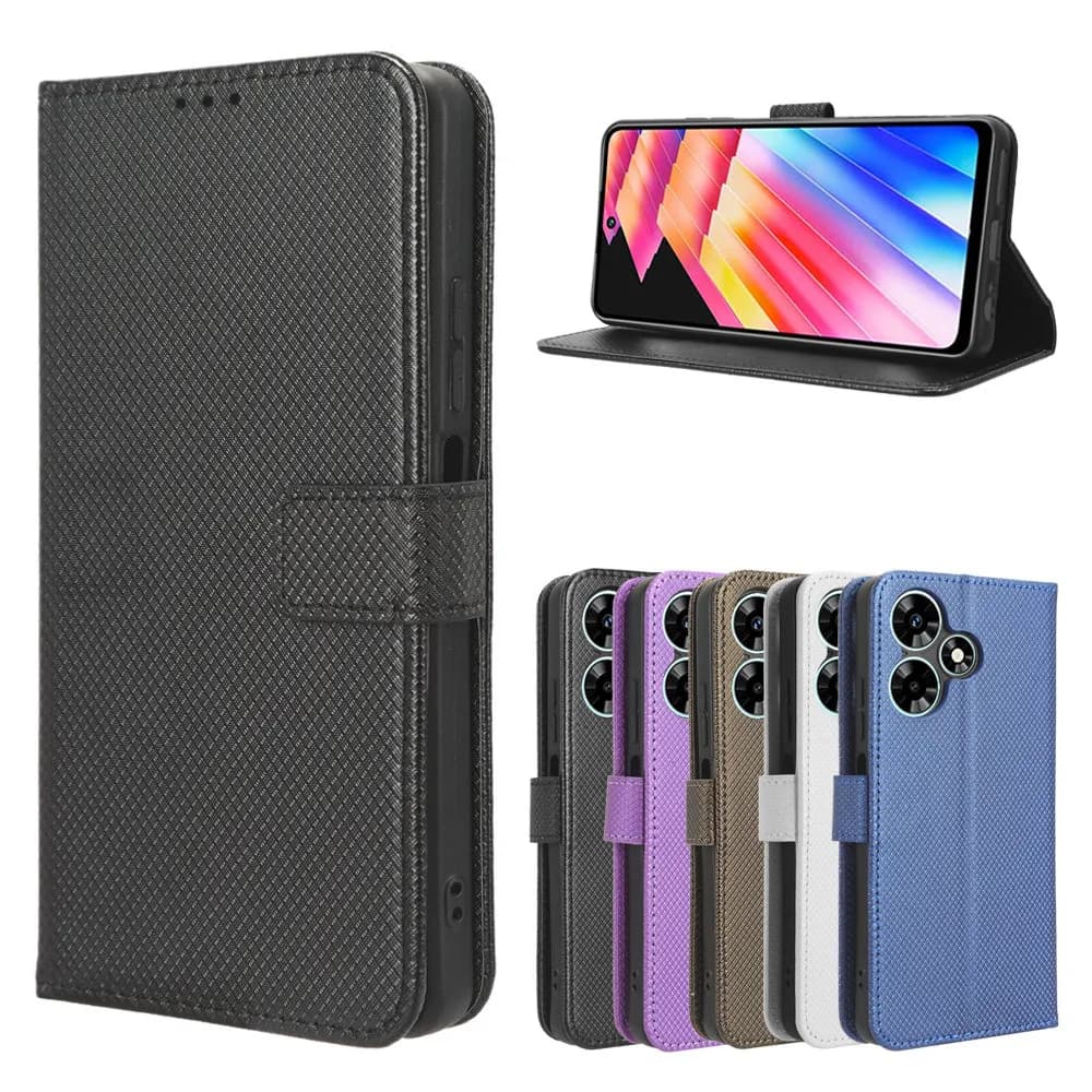 Custodia in pelle Proteggi la copertura per Infinix Hot 30 30i NFC Play 4G Flip Stand Cover per Infinix Hot30 Portafoglio Porta carte Phone Coque