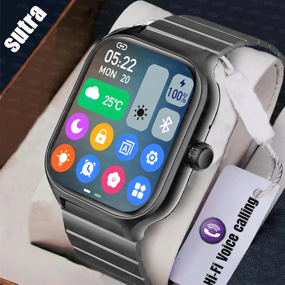 New Smart Watch GTS Men Women 2.01Inch Full Touch Screen Sports Fitness Bluetooth Call Android Phone Digital Multidial Watches