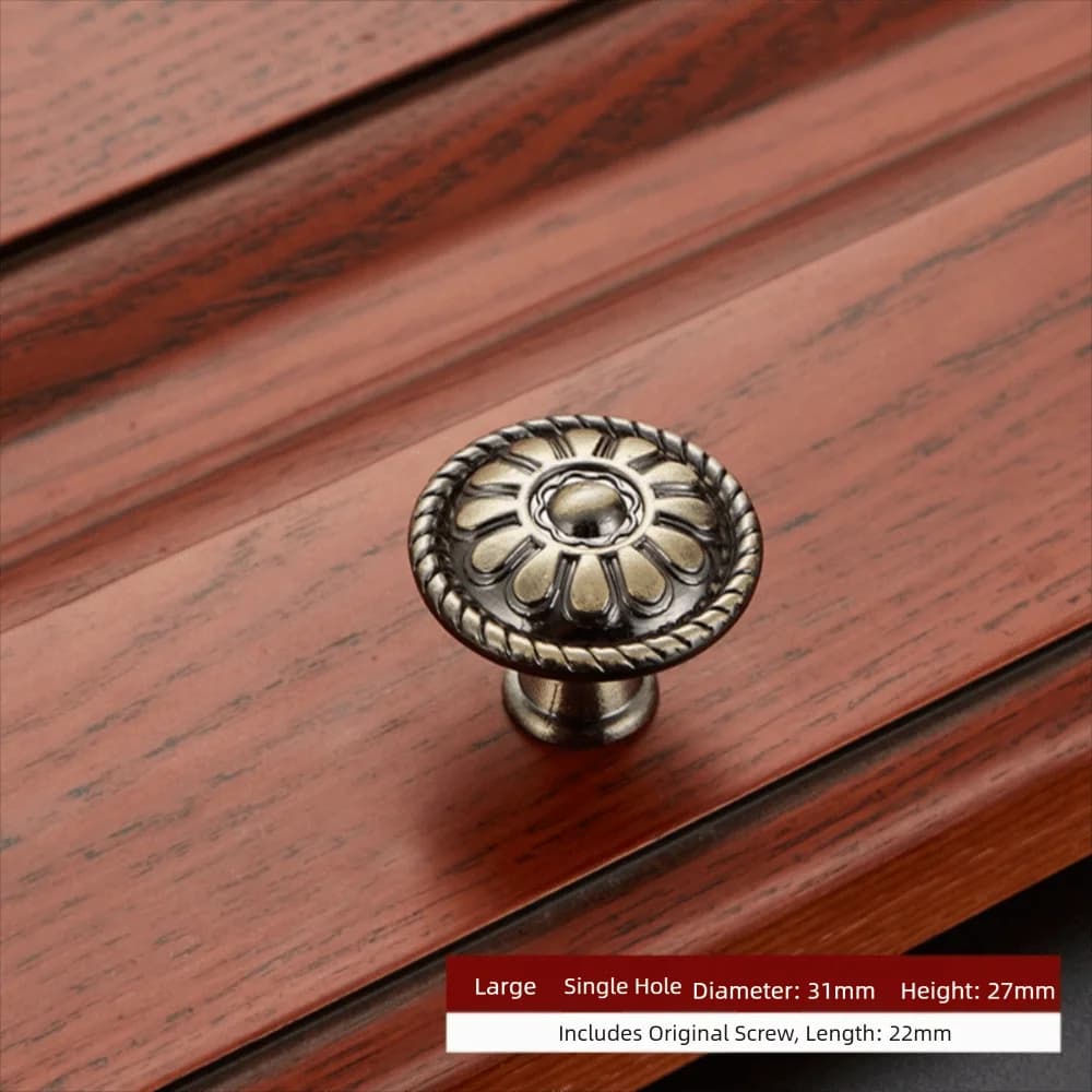 Bronze With Screw Cupboard Wardrobe Cabinet Pull handles Drawer Handles Furniture Hardware Door Knobs