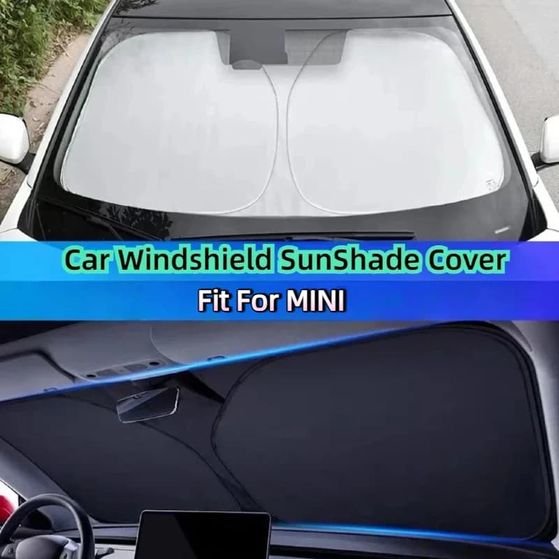 Parasole per parabrezza anteriore auto, protezione UV per MINI Cooper JCW WORKS R55 R56 F55 F56 R57 Countryman