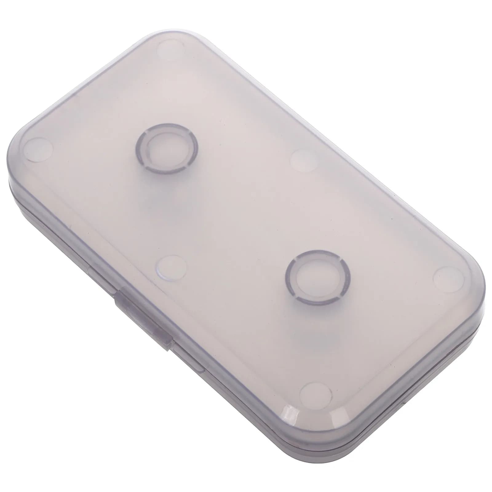 Scatola Porta Lenza da Pesca Grande in Plastica Trasparente, Organizer Grigio Chiaro per Lenza Principale, Custodia per Bobine da Pesca per Rig da Carpa