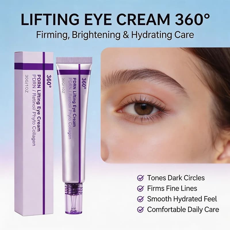 Retinol PDRN Firming Eye Cream Collagen Hydrating Even Dull Skin Tone Nourish Tender Eye Contour Anti-Age Eye Treatment Cream